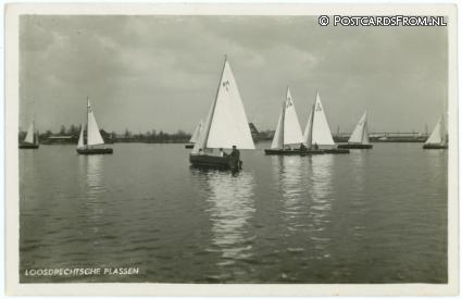 Loosdrecht, Loosdrechtsche Plassen ansichtkaart: Loosdrecht, Loosdrechtsche Plassen