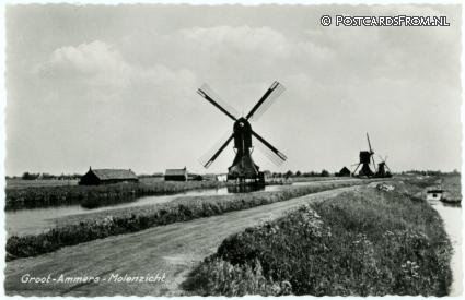 ansichtkaart: Groot-Ammers, Molenzicht