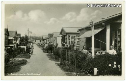 's-Gravenzande, Kamp en Zomerverblijf 'Zeerust'. Schelpstraat ansichtkaart: 's-Gravenzande, Kamp en Zomerverblijf 'Zeerust'. Schelpstraat