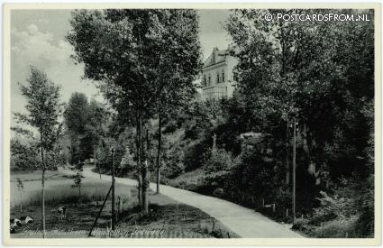 ansichtkaart: Geulhem, Houthem. Wandelweg Geulvallei