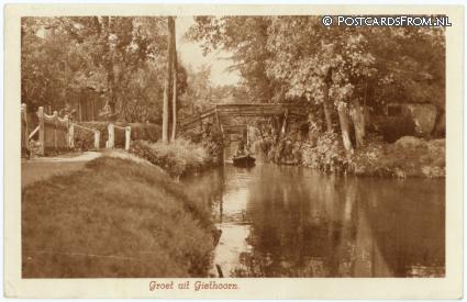 Giethoorn, Groet uit ansichtkaart: Giethoorn, Groet uit
