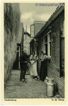 Spakenburg, In de Steeg ansichtkaart: Spakenburg, In de Steeg