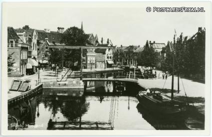 ansichtkaart: Sneek, Hoogend