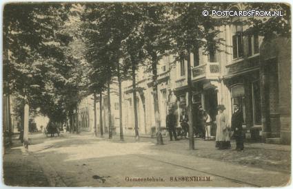 ansichtkaart: Sassenheim, Gemeentehuis