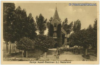 ansichtkaart: Swalmen Asselt, Kerkje