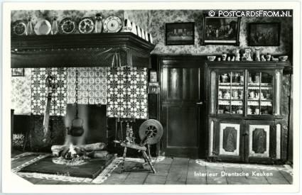 Schoonebeek, Interieur Drentsche Keuken ansichtkaart: Schoonebeek, Interieur Drentsche Keuken