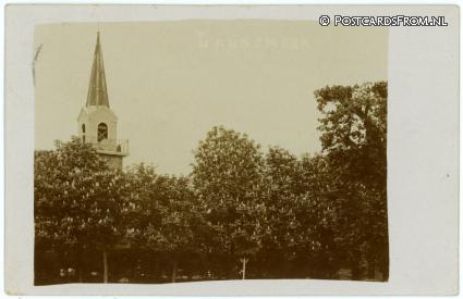 ansichtkaart: Landsmeer, Kerk