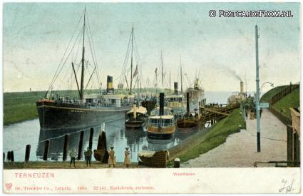 Terneuzen, Westhaven ansichtkaart: Terneuzen, Westhaven