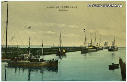 ansichtkaart: Terneuzen, Westhaven