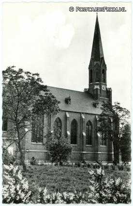 ansichtkaart: Vasse, R.K.Kerk
