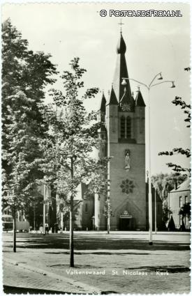 Valkenswaard, St. Nicolaas Kerk ansichtkaart: Valkenswaard, St. Nicolaas Kerk