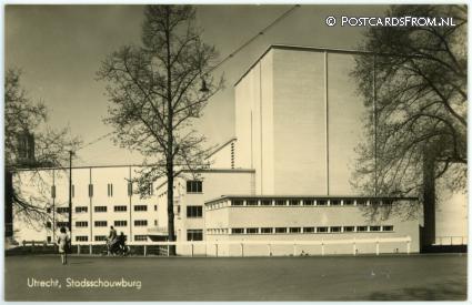 ansichtkaart: Utrecht, Stadsschouwburg