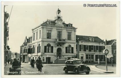 ansichtkaart: Hengelo OV, Gemeentehuis