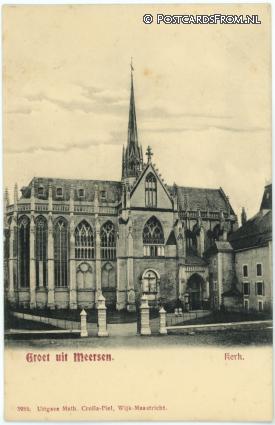 ansichtkaart: Meerssen, Kerk
