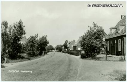 Ouddorp, Oosterweg ansichtkaart: Ouddorp, Oosterweg