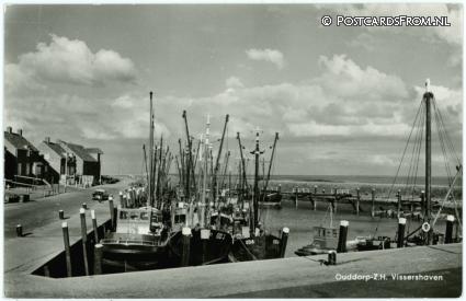 ansichtkaart: Ouddorp, Vissershaven