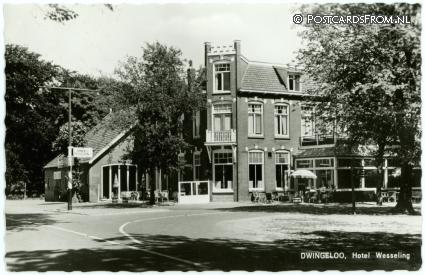 Dwingeloo, Hotel Wesseling ansichtkaart: Dwingeloo, Hotel Wesseling