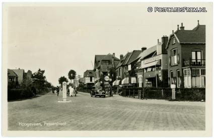 ansichtkaart: Hoogeveen, Pesserstraat