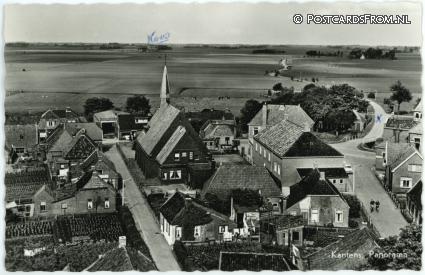 ansichtkaart: Kantens, Panorama