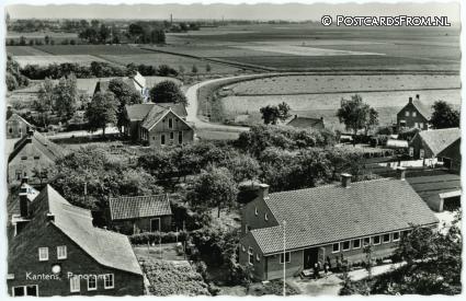ansichtkaart: Kantens, Panorama