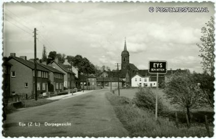 ansichtkaart: Eys, Dorpsgezicht