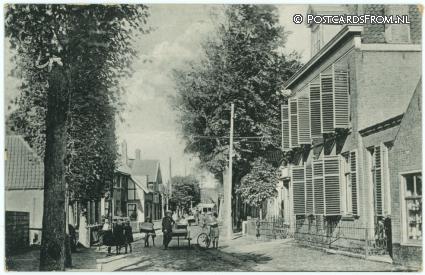 ansichtkaart: Santpoort, Rijksstraatweg