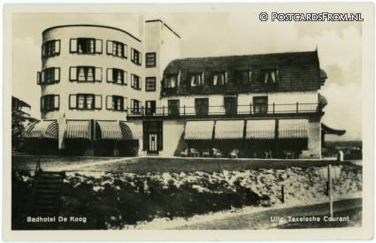De Koog, Badhotel ansichtkaart: De Koog, Badhotel