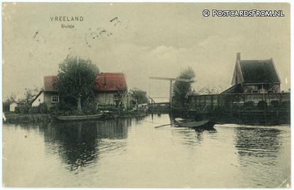 Vreeland, Sluisje ansichtkaart: Vreeland, Sluisje