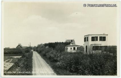 Ouddorp, Lange Weg. Knot, Krekel, Den ansichtkaart: Ouddorp, Lange Weg. Knot, Krekel, Den