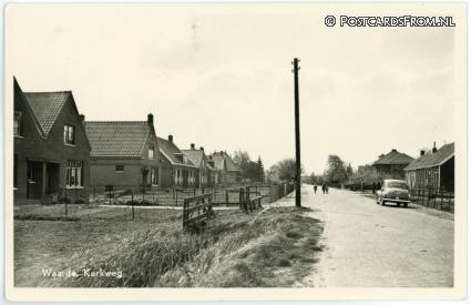 Waarde, Kerkweg ansichtkaart: Waarde, Kerkweg
