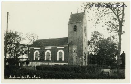 ansichtkaart: Saaksum, Ned. Herv. Kerk
