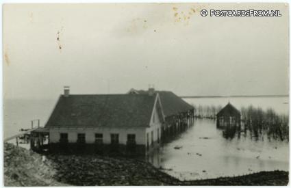 ansichtkaart: Schouwen-Duiveland, ? Watersnood