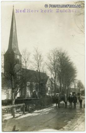 Zuidhorn, Ned. Herv. Kerk ansichtkaart: Zuidhorn, Ned. Herv. Kerk