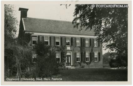 Oostwold Scheemda, Ned. Herv. Pastorie ansichtkaart: Oostwold Scheemda, Ned. Herv. Pastorie
