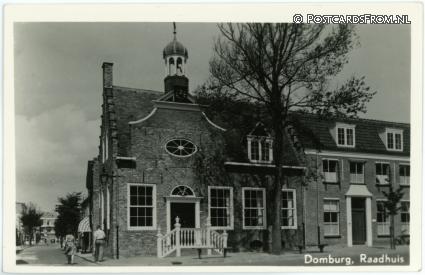 Domburg, Raadhuis ansichtkaart: Domburg, Raadhuis