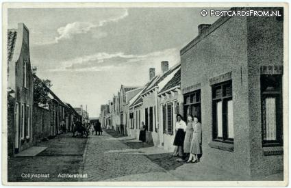 ansichtkaart: Colijnsplaat, Achterstraat