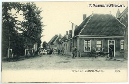 ansichtkaart: Zonnemaire, Groet uit
