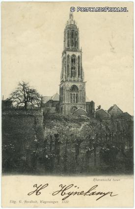 ansichtkaart: Rhenen, Rhenensche toren