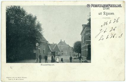 Rijssen, Haarstraat ansichtkaart: Rijssen, Haarstraat