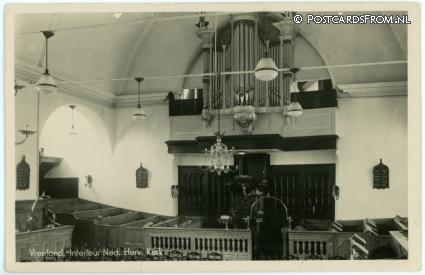 ansichtkaart: Vreeland, Interieur Ned. Herv. Kerk