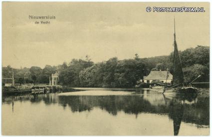 ansichtkaart: Nieuwersluis, De Vecht