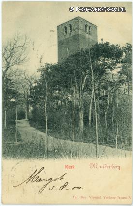 Muiderberg, Kerk ansichtkaart: Muiderberg, Kerk