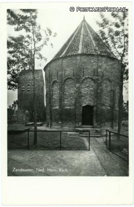 ansichtkaart: Zandeweer, Ned. Herv. Kerk