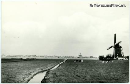 ansichtkaart: Aarlanderveen, Molens