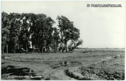 Aarlanderveen, Zuideinde ansichtkaart: Aarlanderveen, Zuideinde
