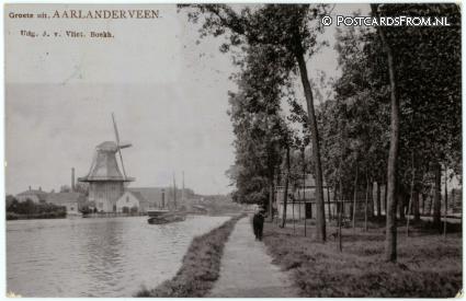 Aarlanderveen, -- ansichtkaart: Aarlanderveen, --