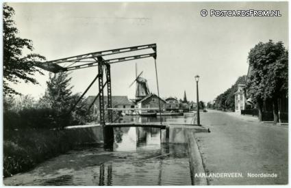 ansichtkaart: Aarlanderveen, Noordeinde