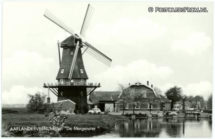 ansichtkaart: Aarlanderveen, Molen 'De Morgenster'