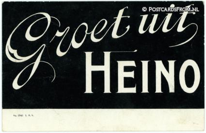 ansichtkaart: Heino, Groeten uit