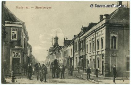 ansichtkaart: Steenbergen NB, Kaaistraat
